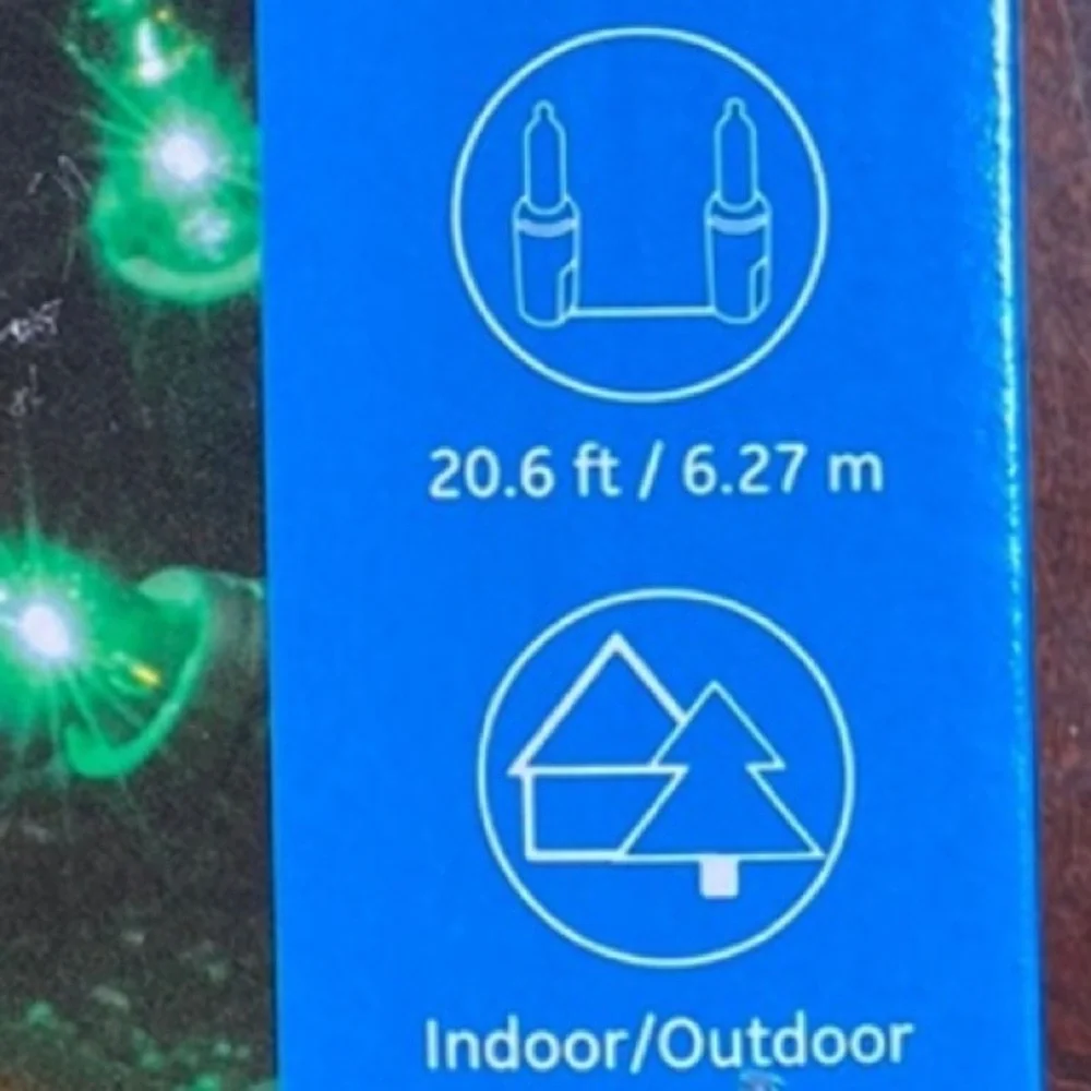 GE String-A-Long Green Miniature Lights